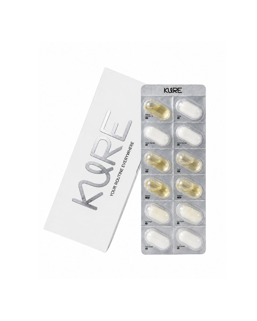 Boîte et plaquette de capsules KURE Essential Routine