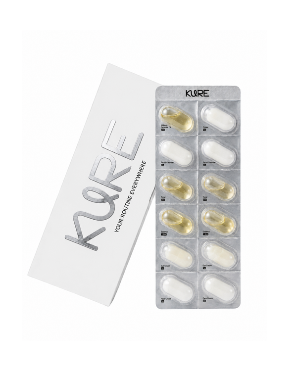 KURE Essential Routine - Ta skincare nomade en capsules